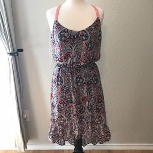 Maurices Paisley Racerback High low dress